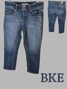 BKE Gabby Curvy Fit High Rise Denim  Cotton Blend Casual Womens 29 X 25